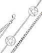 Pentagram Double Row Curb Wallet Chain