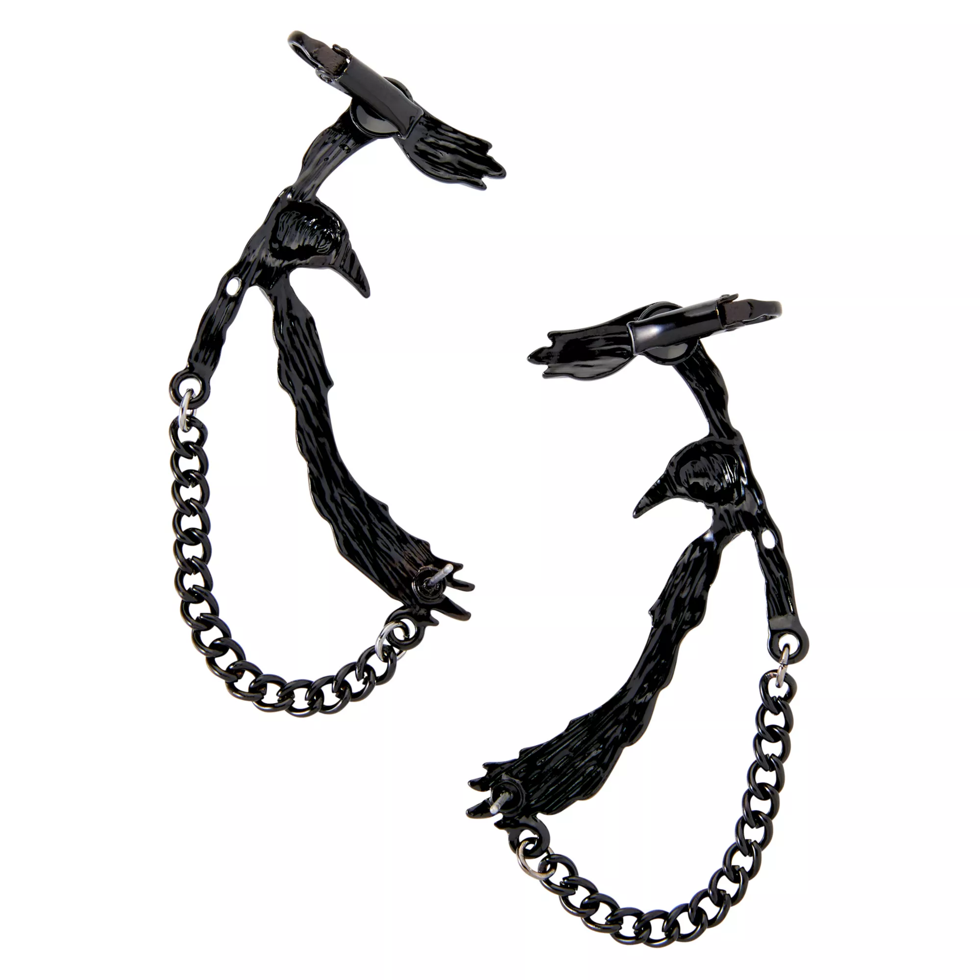 Black Raven Ear Cuffs at Spencer's