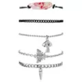 Multi-Pack Mushroom Chain Bracelets - 5 Pack at Spencer's