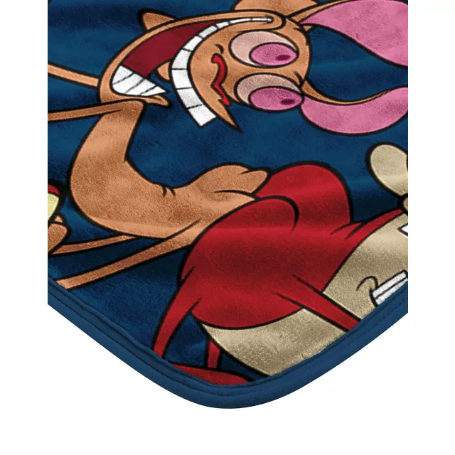 Ren and Stimpy Oh Joy Fleece Blanket - The Ren & Stimpy Show at Spencer's