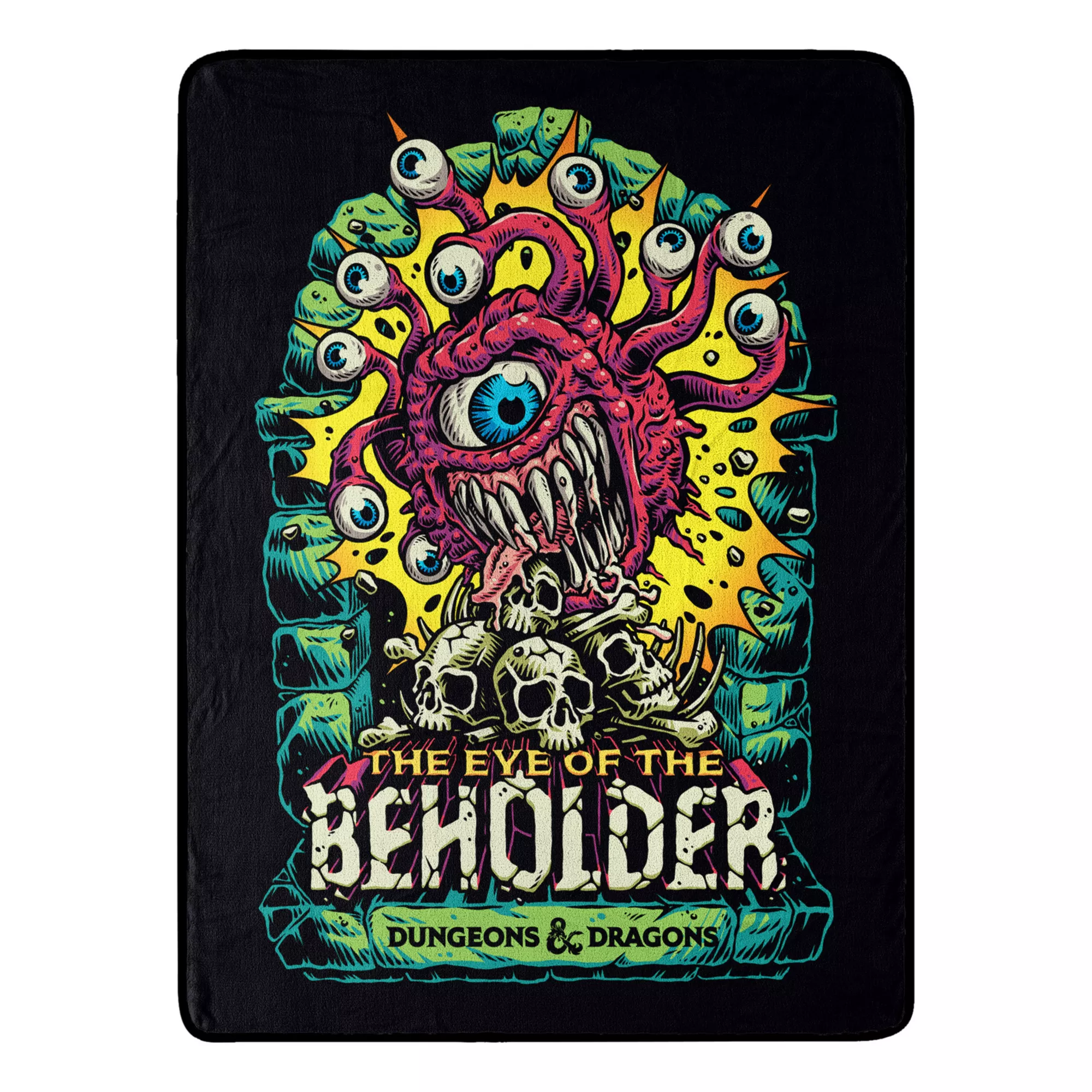 Dungeons & Dragons Eye of the Beholder Fleece Blanket at Spencer's