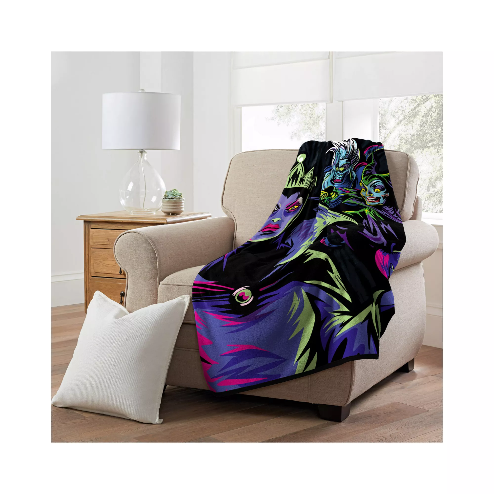 Disney Villains Magic Mirror Fleece Blanket at Spencer's