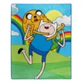 Adventure Time Rainbow Buds Fleece Blanket at Spencer's