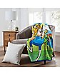 Adventure Time Rainbow Buds Fleece Blanket