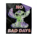 Stitch No Bad Days Fleece Blanket - Lilo & Stitch at Spencer's