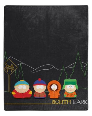 South Park Neon Boys Sherpa Fleece Blanket - Spencer's