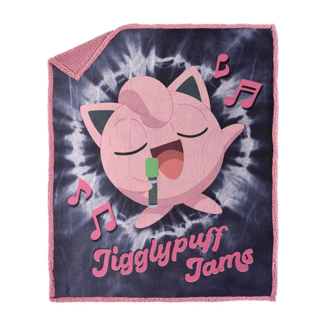 Jigglypuff Karaoke Sherpa Fleece Blanket - Pokémon at Spencer's