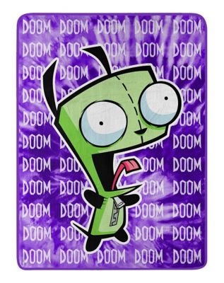 Invader Zim Doom Fleece Blanket - Spencer's