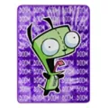 Invader Zim Doom Fleece Blanket at Spencer's