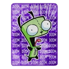 Invader Zim Doom Fleece Blanket at Spencer's
