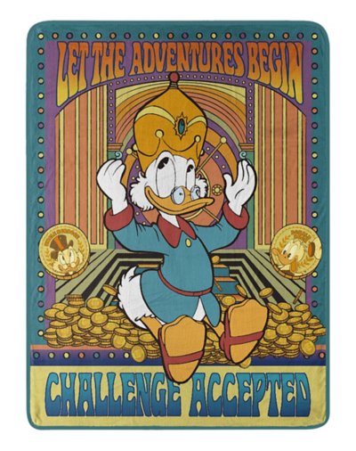 Duck Tales Challenge Accepted Fleece Blanket - Disney
