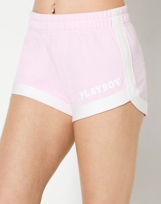 White clearance playboy shorts