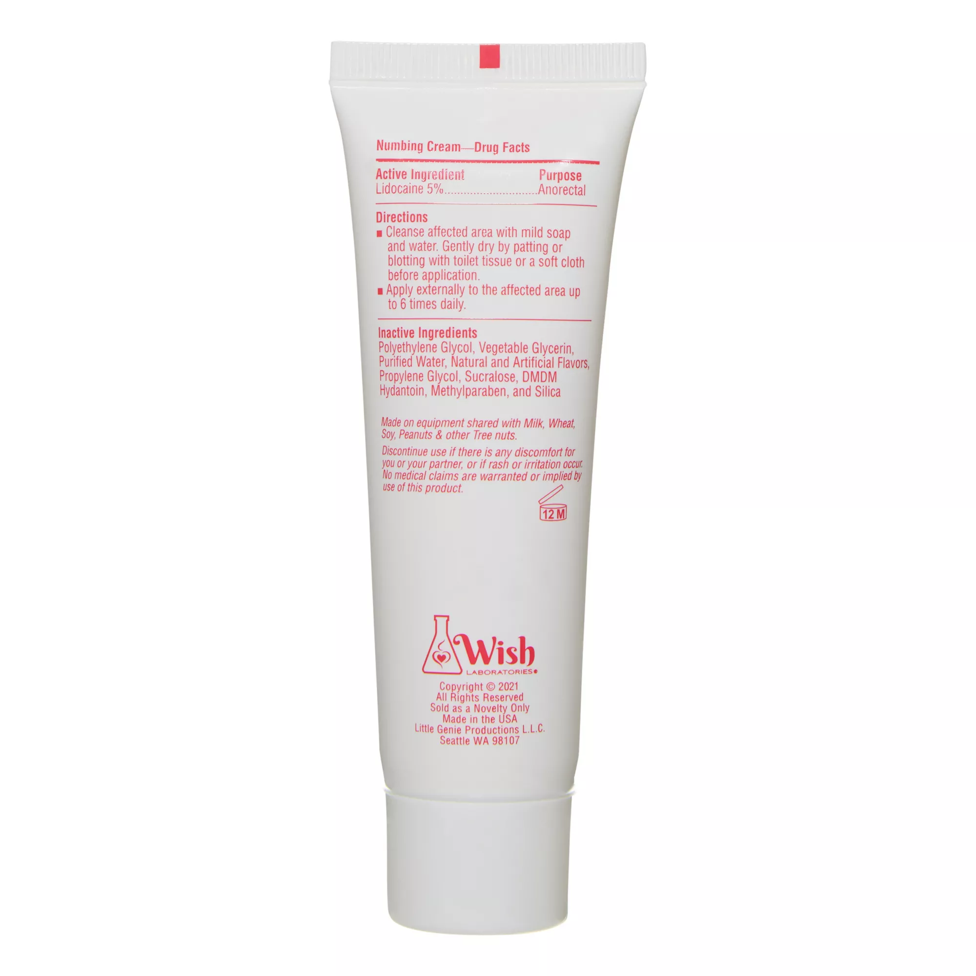 Cherry Flavored Numb AF Anal Numbing Cream - 1.5 oz at Spencer's