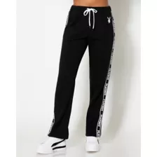 Black Playboy Track Pants at Spencer's