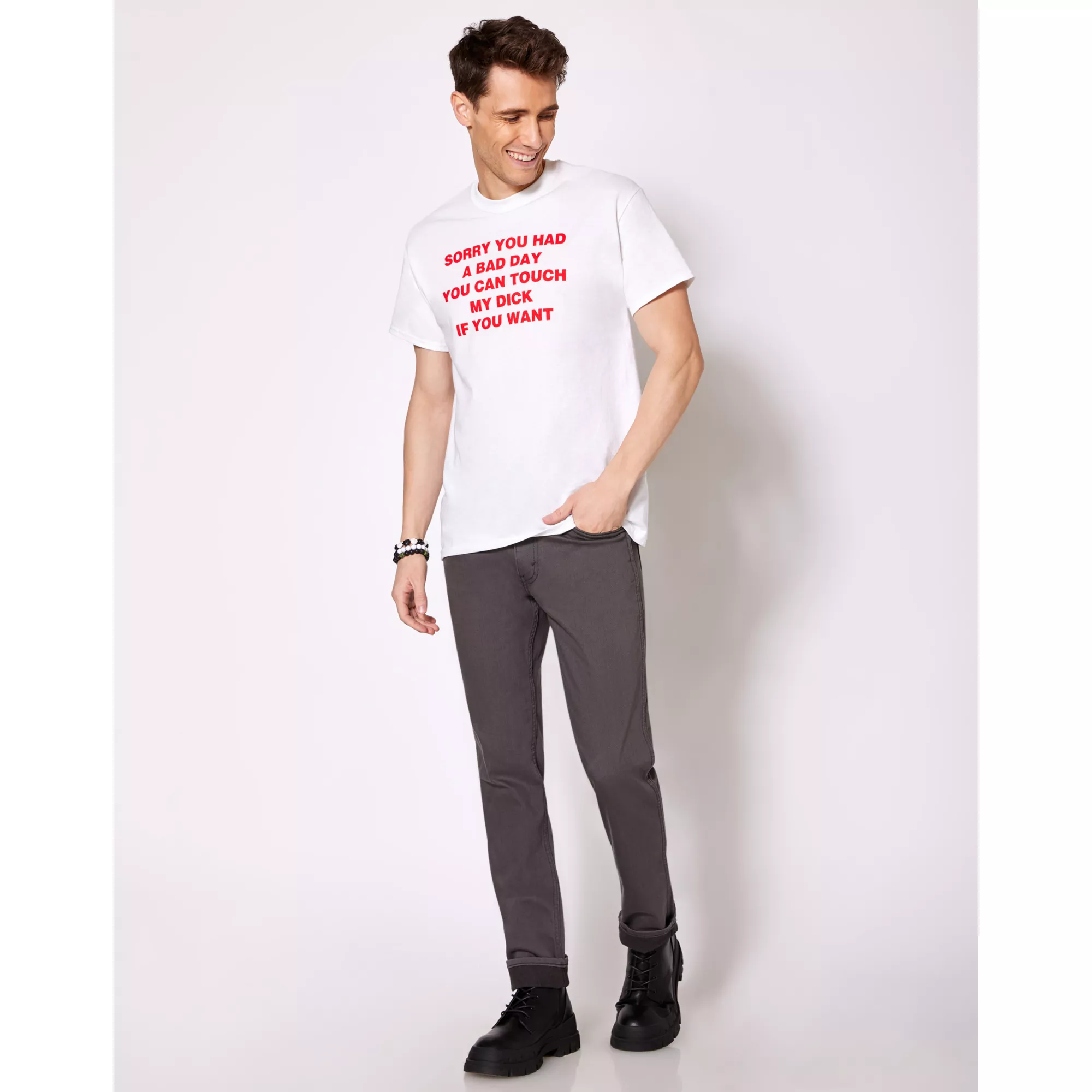 Touch My Dick T Shirt - Danny Duncan at Spencer's