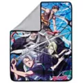 Byakuya Group Fleece Blanket - Bleach at Spencer's