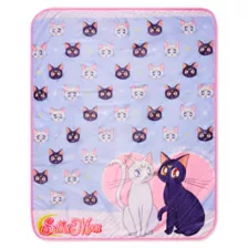Luna and Artemis Fleece Blanket - Sailor Moon at Spencer's