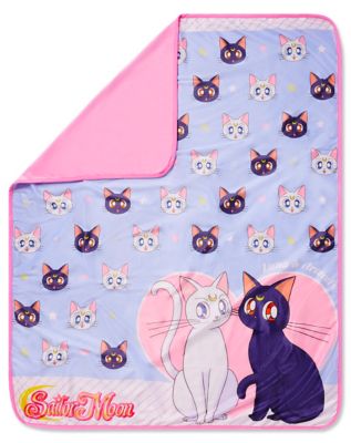 Luna and Artemis Fleece Blanket - Sailor Moon