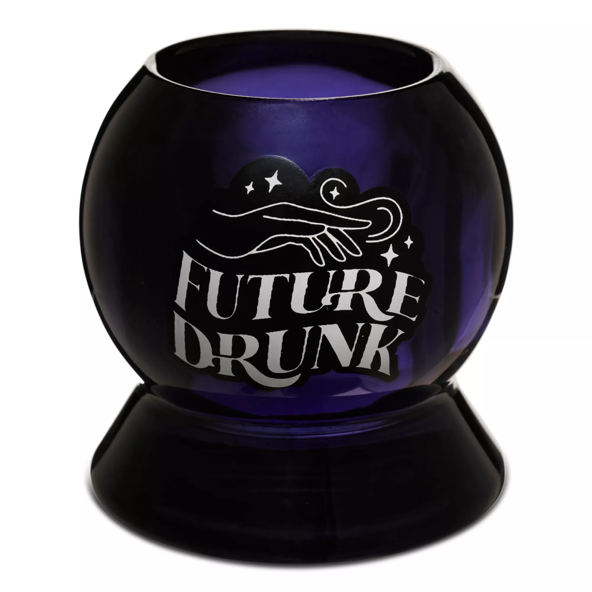 Future Drunk Crystal Ball Shot Glass - 3 oz. at Spencer's