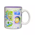 Tech Pattern Alien Rick and Morty Coffee Mug -  20 oz. at Spencer's