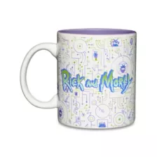 Tech Pattern Alien Rick and Morty Coffee Mug -  20 oz. at Spencer's