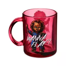 Chucky Wanna Play Glass Coffee Mug - 17.5 oz. at Spencer's