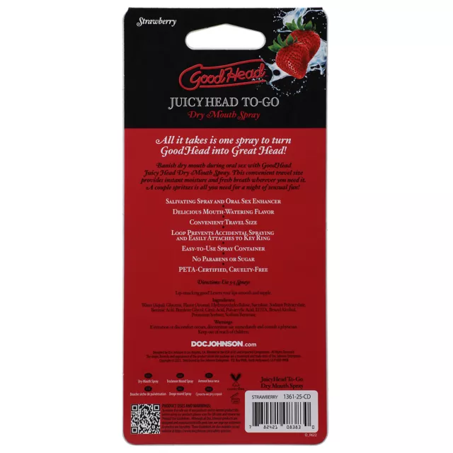 Good Head Strawberry Flavored Dry Mouth Spray - 0.3 oz. at Spencer's