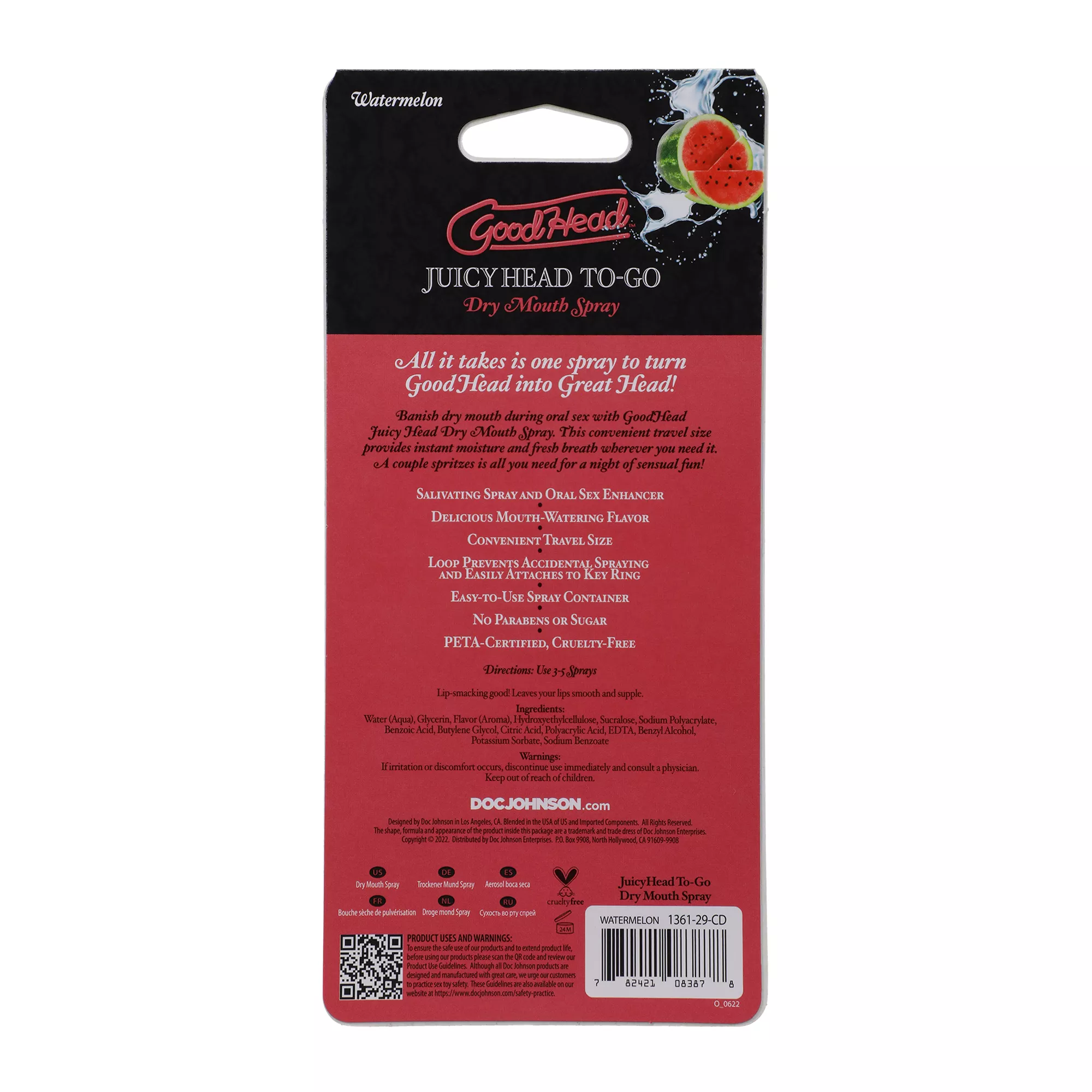 Good Head Watermelon Flavored Dry Mouth Spray - 0.3 oz. at Spencer's