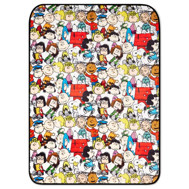 Charlie Brown and Friends Fleece Blanket - Peanuts at Spencer's