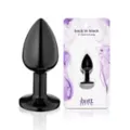 Back in Black Metal Butt Plug 3 Inch - Hott Love at Spencer's