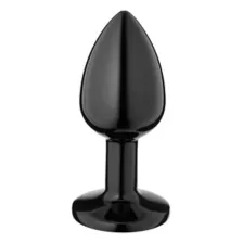 Back in Black Metal Butt Plug 3 Inch - Hott Love at Spencer's
