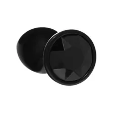 Back in Black Metal Butt Plug 3 Inch - Hott Love at Spencer's