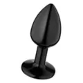 Back in Black Metal Butt Plug 3 Inch - Hott Love at Spencer's