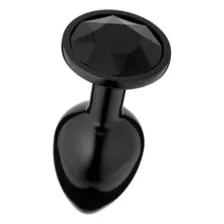 Back in Black Metal Butt Plug 3 Inch - Hott Love at Spencer's