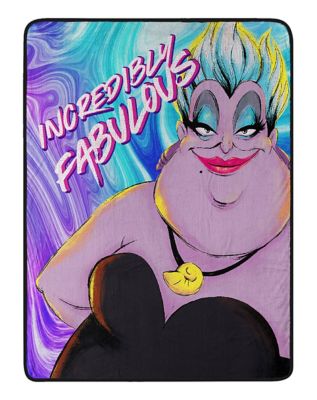 Ursula Incredibly Fabulous Fleece Blanket The Little Mermaid