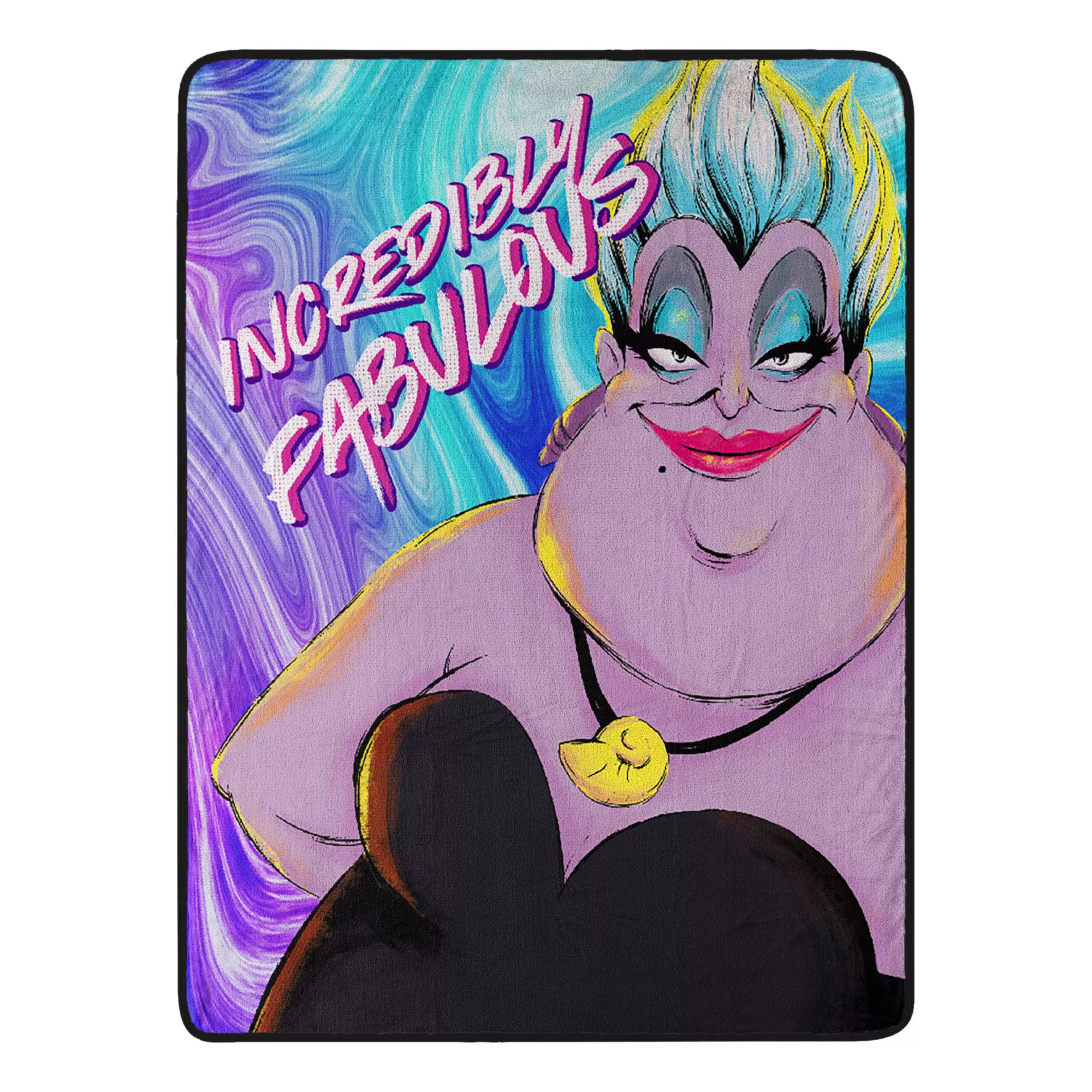 Ursula Incredibly Fabulous Fleece Blanket - The Little Mermaid at Spencer's