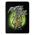 Rick and Morty Portal Boyz Fleece Blanket at Spencer's