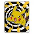 Pikachu Lightning Bolt Fleece Blanket - Pokémon at Spencer's