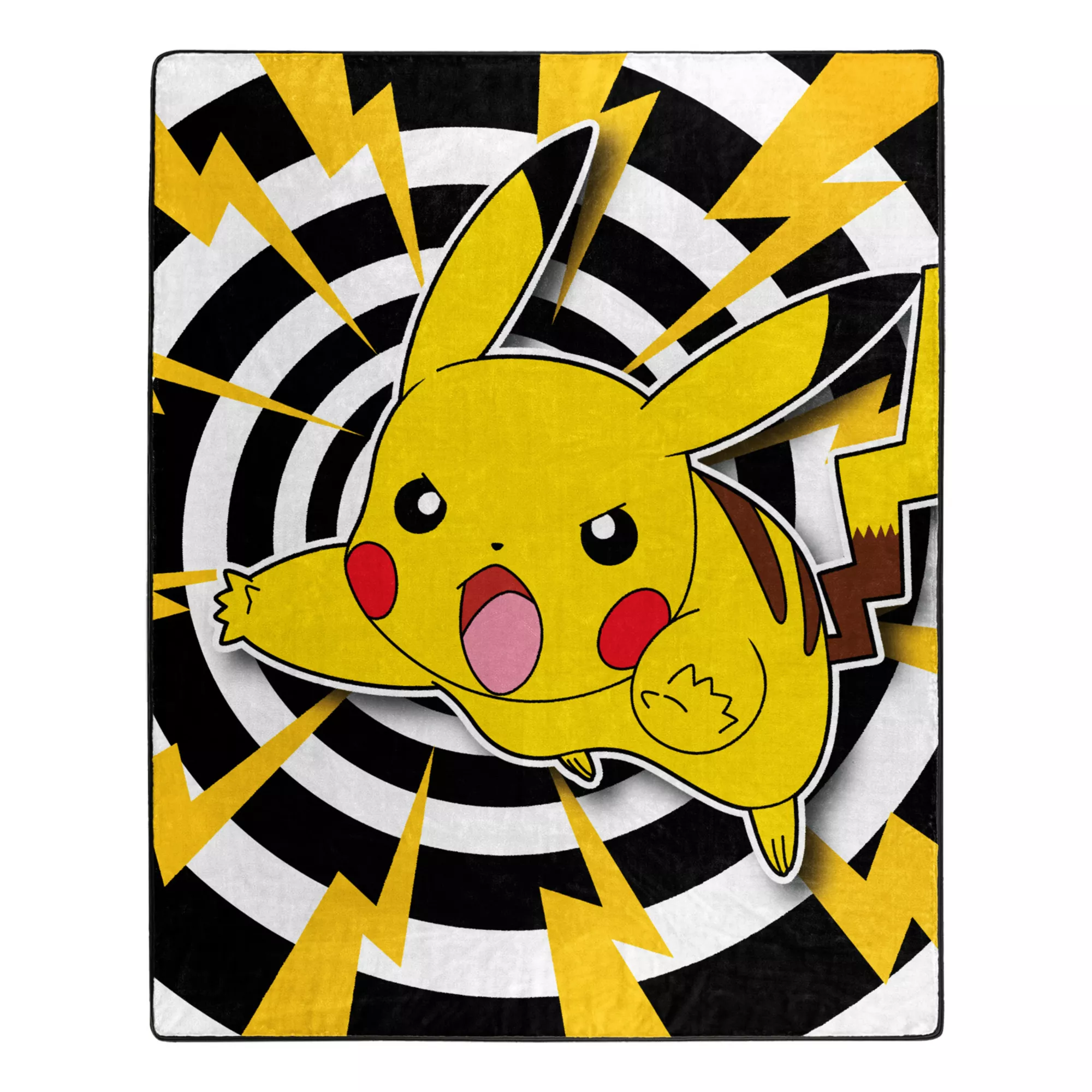 Pikachu Lightning Bolt Fleece Blanket - Pokémon at Spencer's