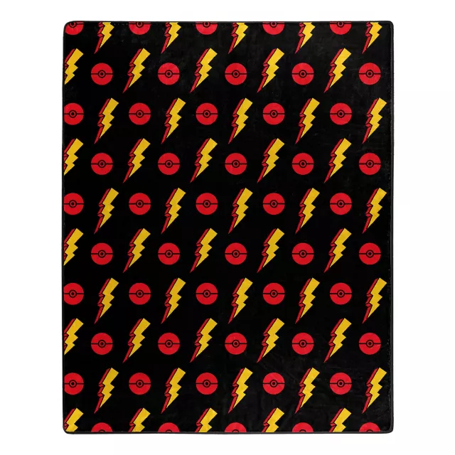 Pikachu Lightning Bolt Fleece Blanket - Pokémon at Spencer's