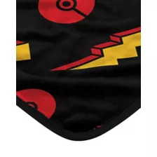 Pikachu Lightning Bolt Fleece Blanket - Pokémon at Spencer's