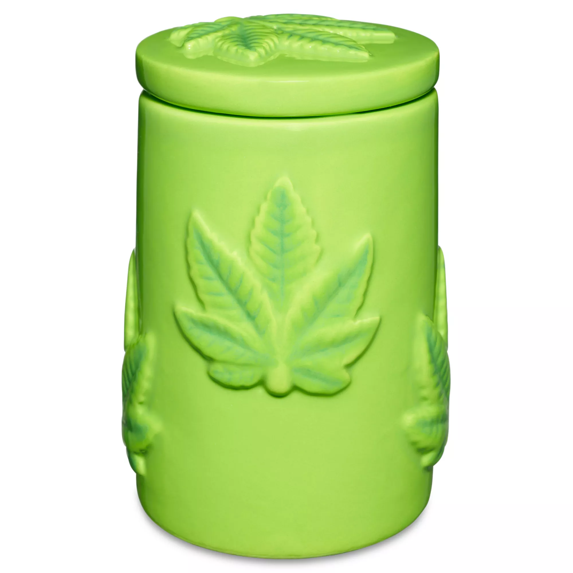 Puffy Leaf Stash Jar - 3.4 oz. at Spencer's