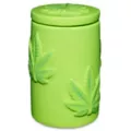 Puffy Leaf Stash Jar - 3.4 oz. at Spencer's