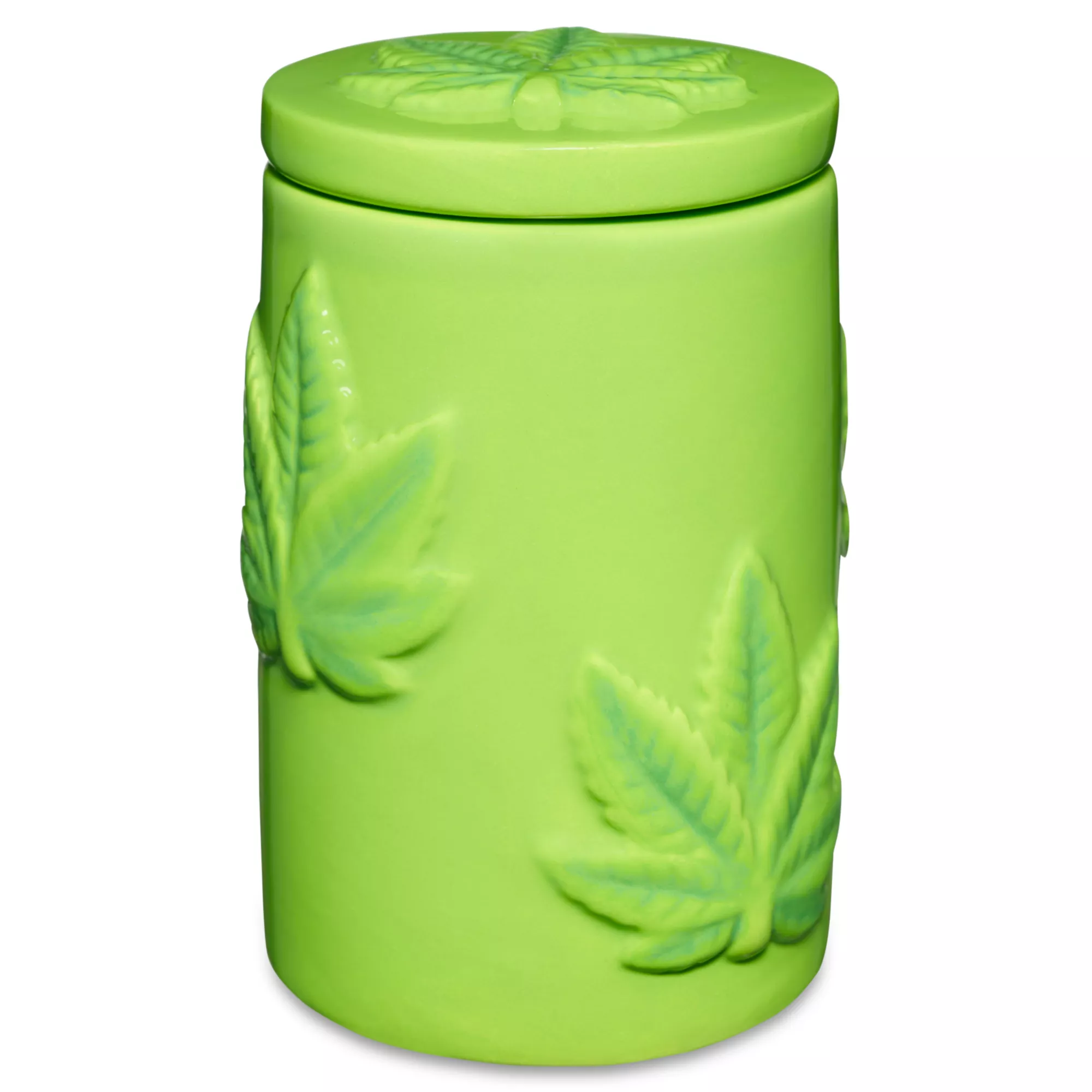 Puffy Leaf Stash Jar - 3.4 oz. at Spencer's
