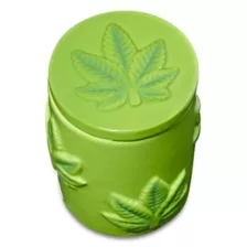 Puffy Leaf Stash Jar - 3.4 oz. at Spencer's