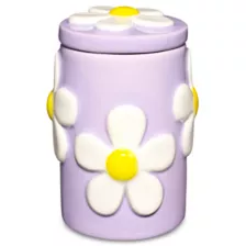 Puffy Daisy Stash Jar - 3.4 oz. at Spencer's