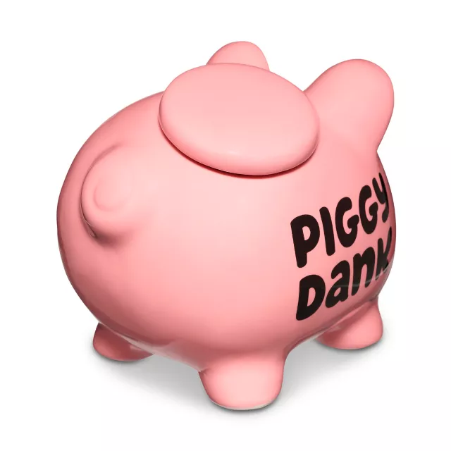 Piggy Dank Bank Stash Jar - 8.5 oz. at Spencer's