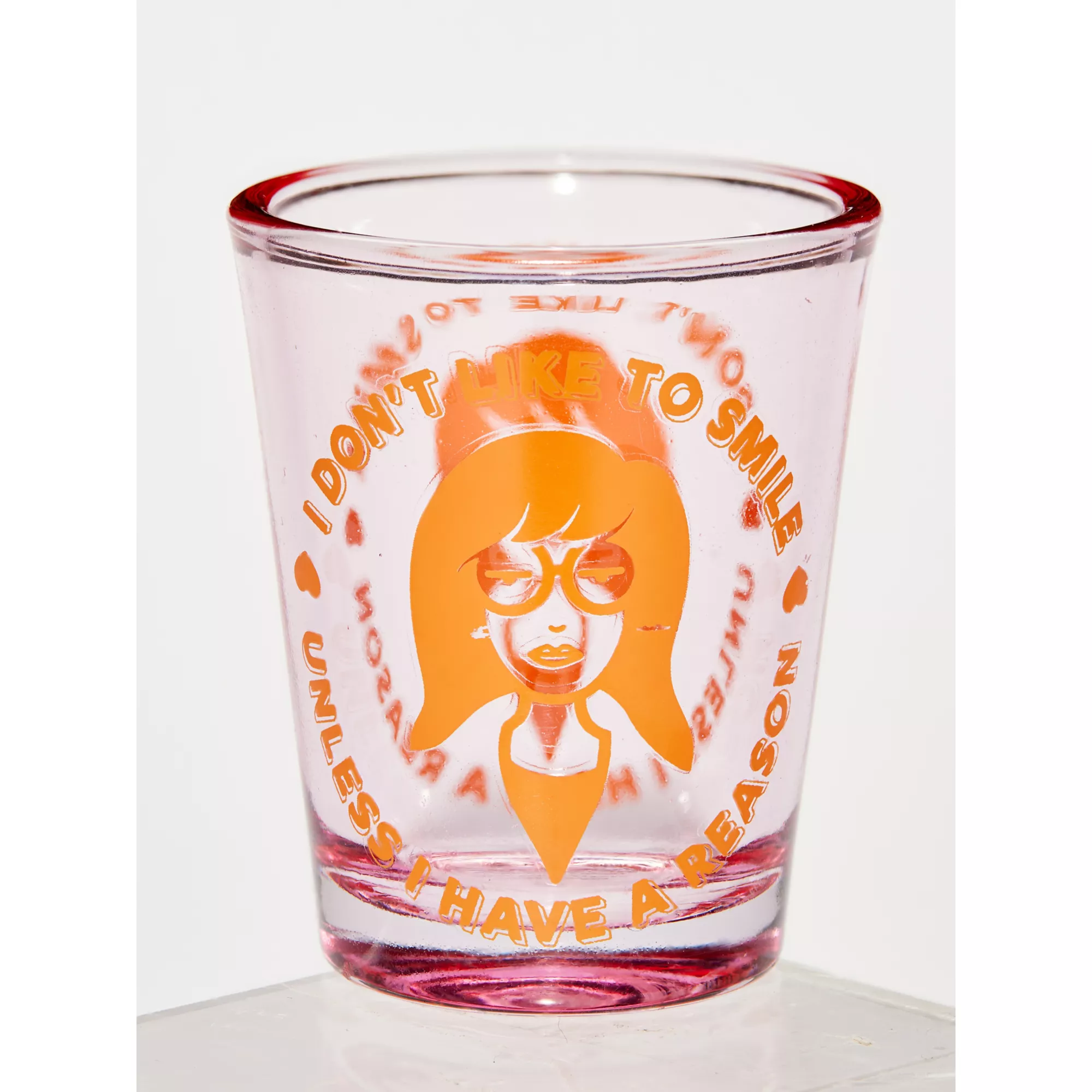 Don't Like to Smile Daria Shot Glass - 2 oz. at Spencer's