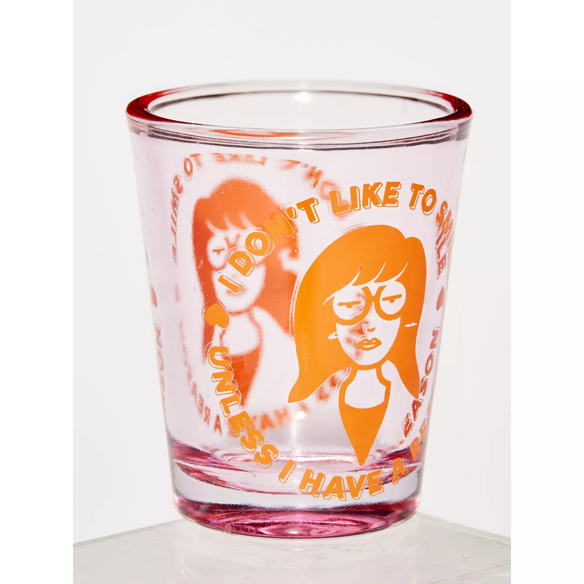 Don't Like to Smile Daria Shot Glass - 2 oz. at Spencer's
