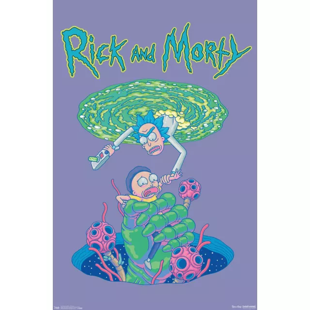 Rick and Morty Fall Poster at Spencer's